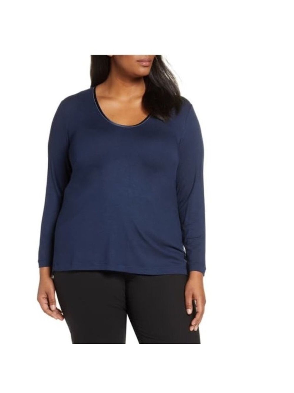 LAFAYETTE 148 Rila Chain Detail Top In Armada